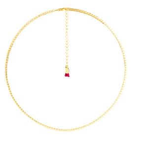 Shashi Gold Tennis Necklace